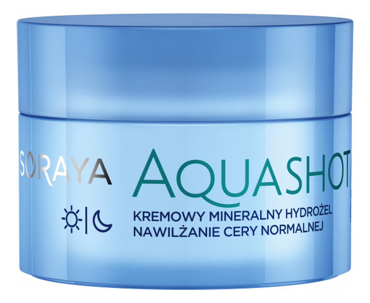 Aqua Shot Kremowy Mineralny Hydrożel do cery normalnej