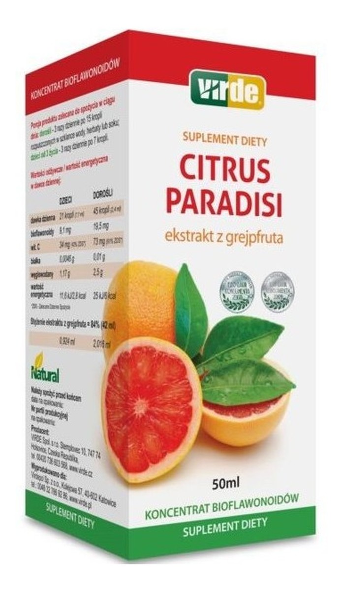 ekstrakt z grejpfruta suplement diety