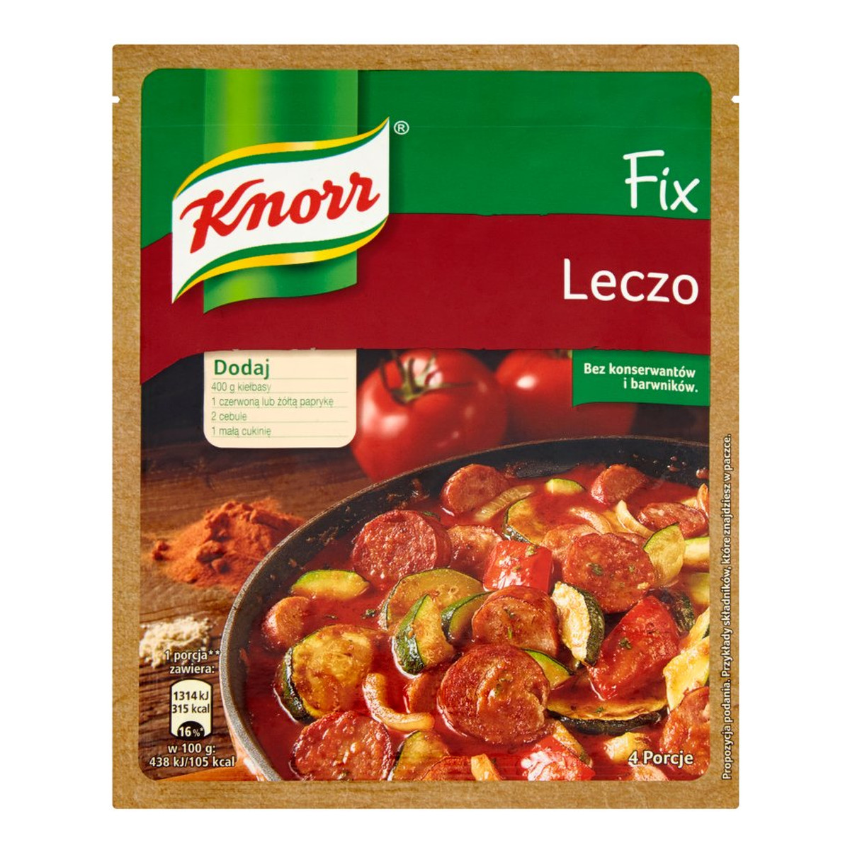Knorr Fix Leczo z dodatkiem pomidorów 35g