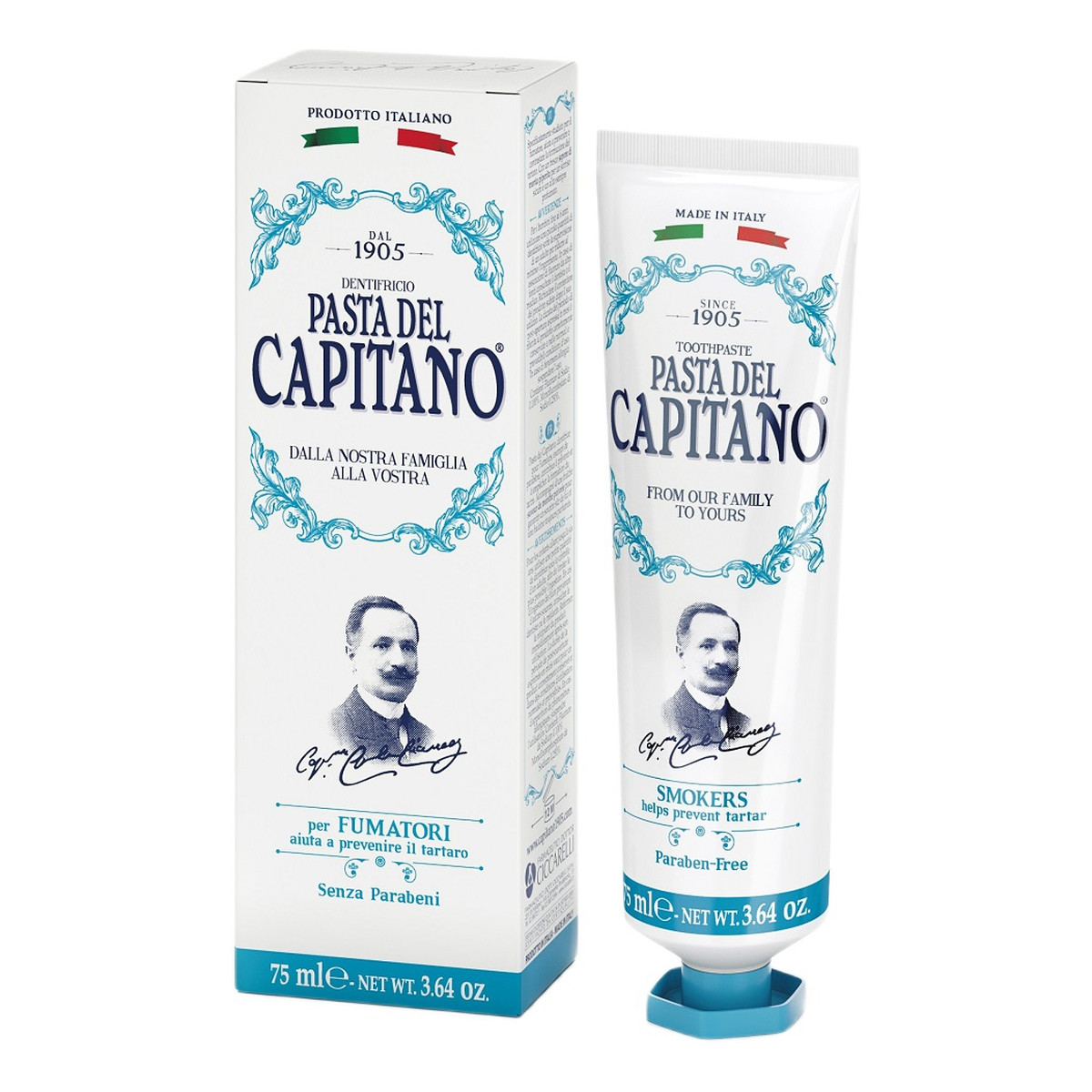 Pasta del Capitano 1905 Smokers Pasta Do Zębów Dla Palaczy 75ml
