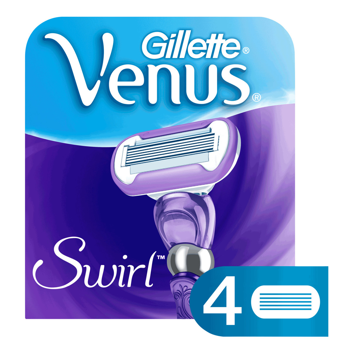 Gillette Venus swirl zapasowe ostrza 4szt