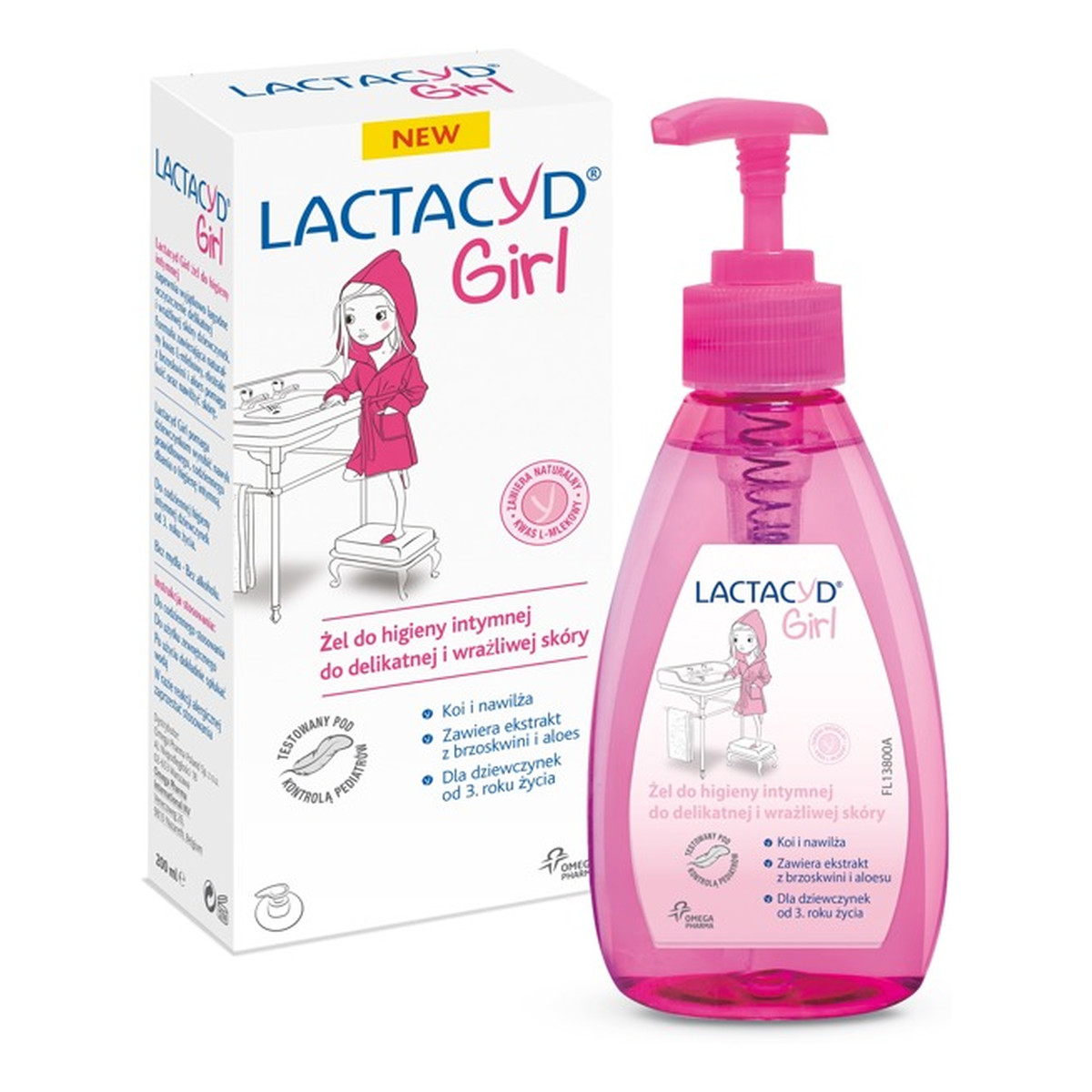 Lactacyd Girl Żel do higieny intymnej dla dziewczynek 200ml