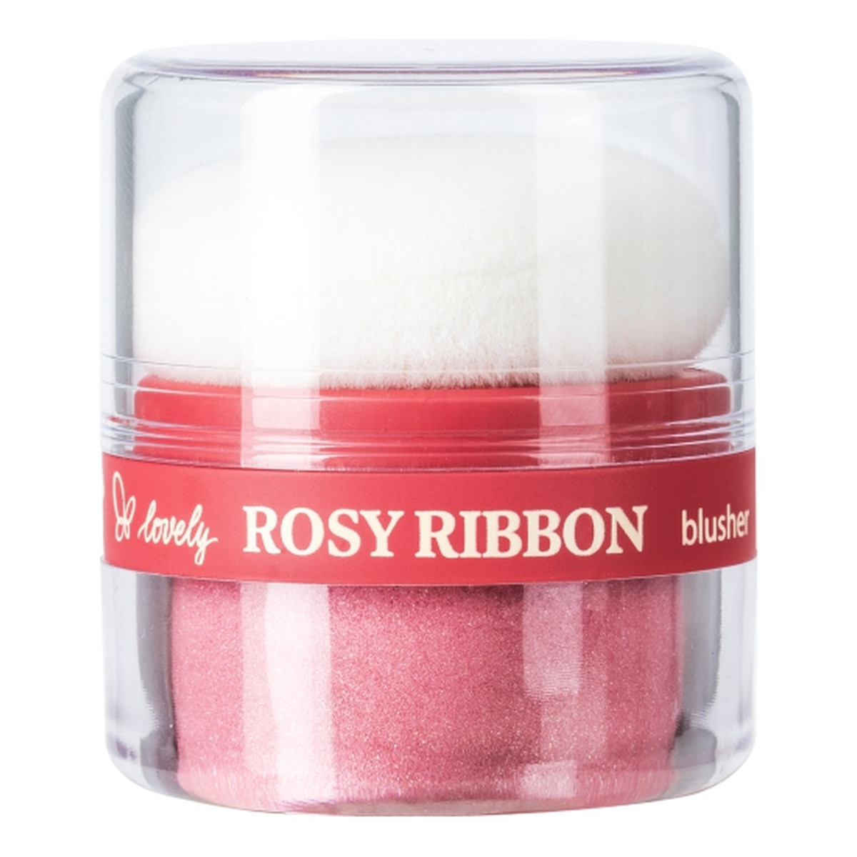 Lovely Rosy Ribbon Blusher sypki róż do twarzy 2g