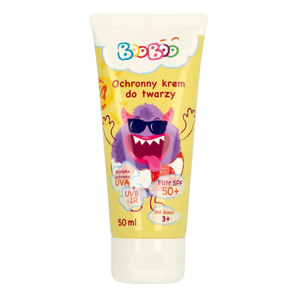BooBoo Ochronny Krem do twarzy spf50+ dla dzieci od trzeciego roku życia 50ml