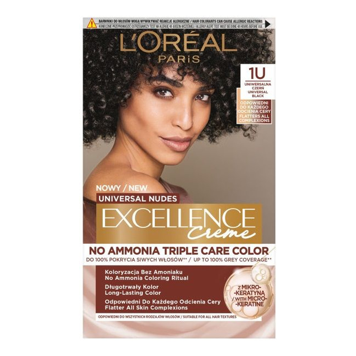 L'Oreal Paris Universal Nudes Excellence Creme pielęgnacyjny Krem koloryzujący pielęgnacyjny