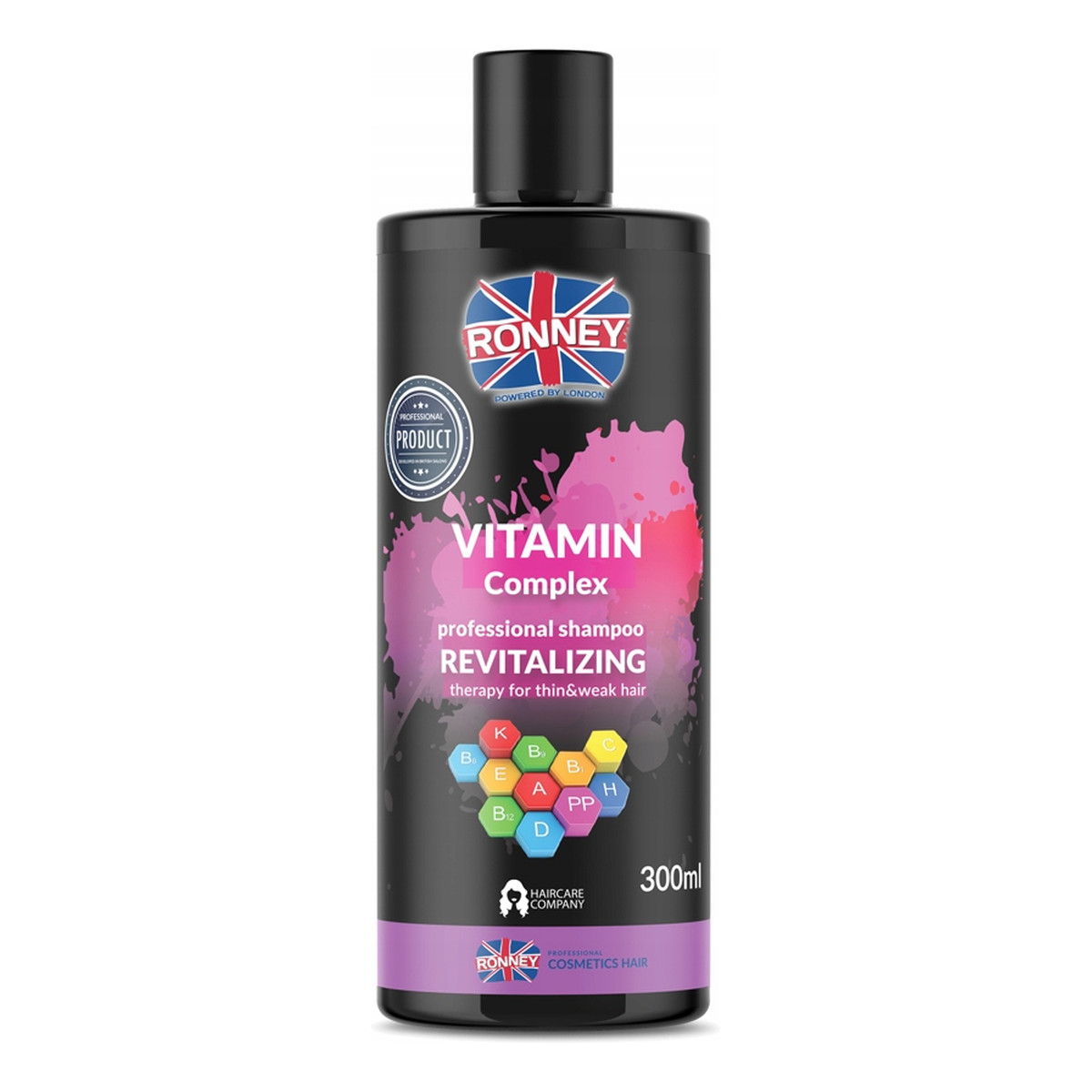 Ronney Vitamin complex professional shampoo revitalizing rewitalizujący szampon do włosów z kompleksem witamin 300ml