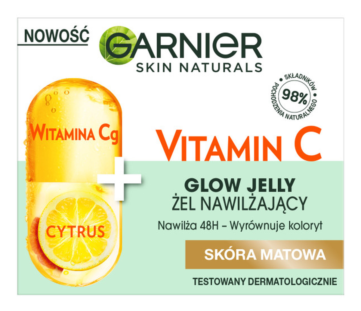 Vitamin C Glow Jelly żel nawilżający do twarzy Witamina Cg + Cytrus