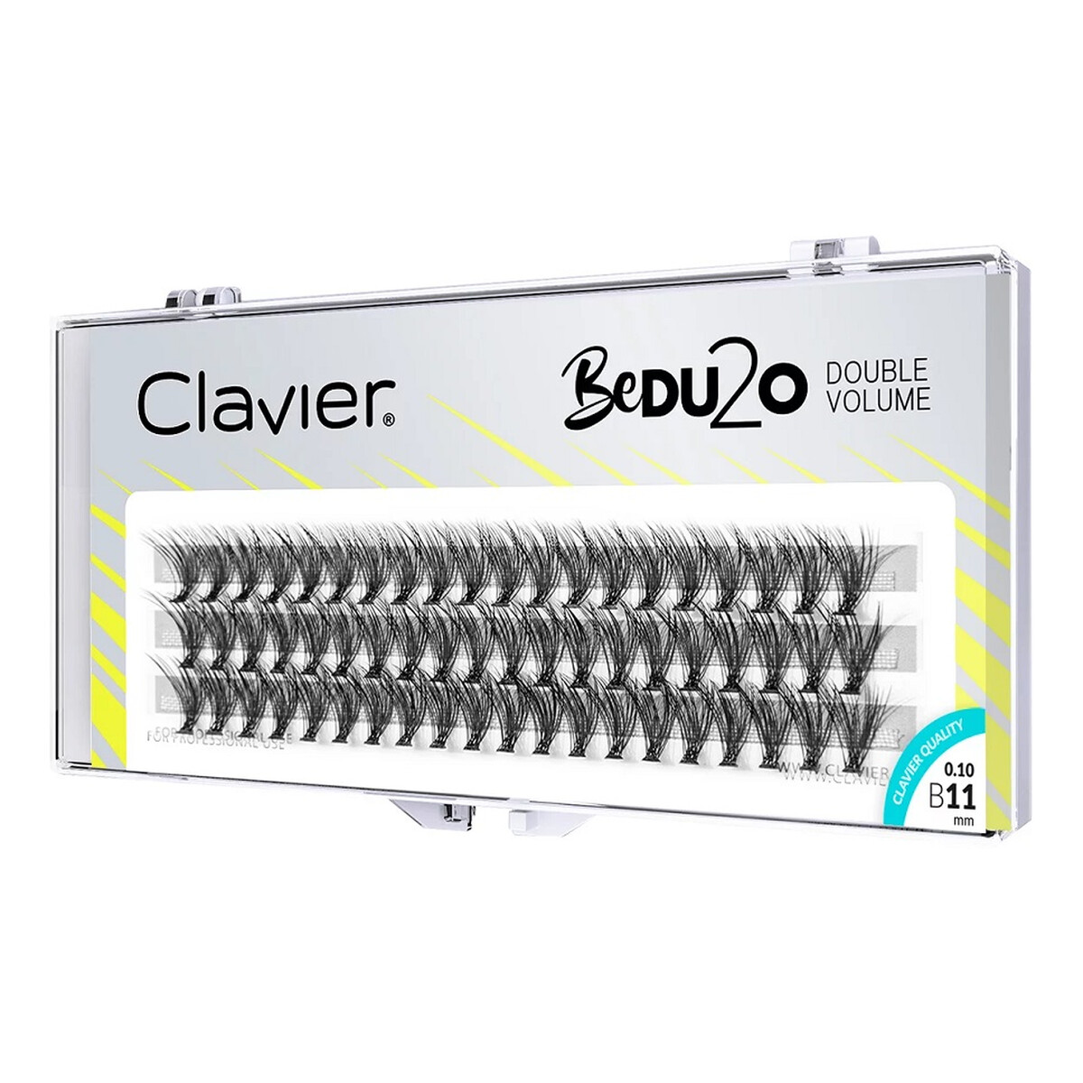 Clavier Bedu2o double volume kępki rzęs 11mm