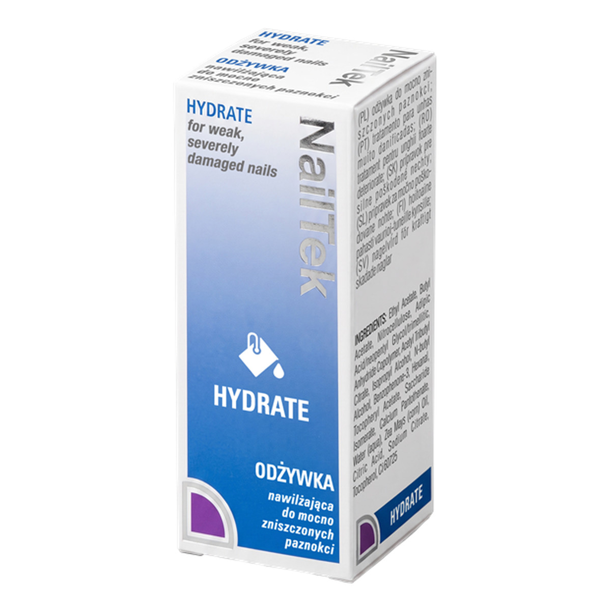 Nail Tek Hydrate – odżywka nawilżająca do mocno zniszczonych paznokci 15ml