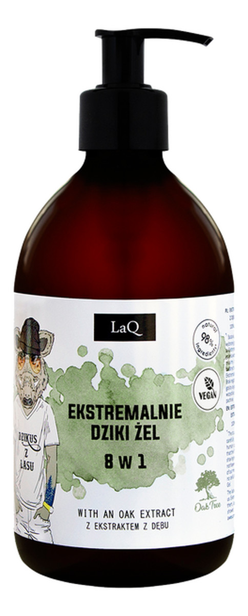 Żel pod prysznic dla mężczyzn 8w1 Dzikus z lasu
