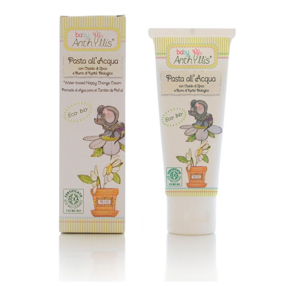 Anthyllis Pasta All'Acqua balsam ochronny na podrażnienia pieluszkowe 75ml