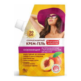 Odświeżający Krem-żel do opalania do twarzy i ciała 20 SPF