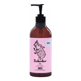 Mydło w płynie rabarbar i róża