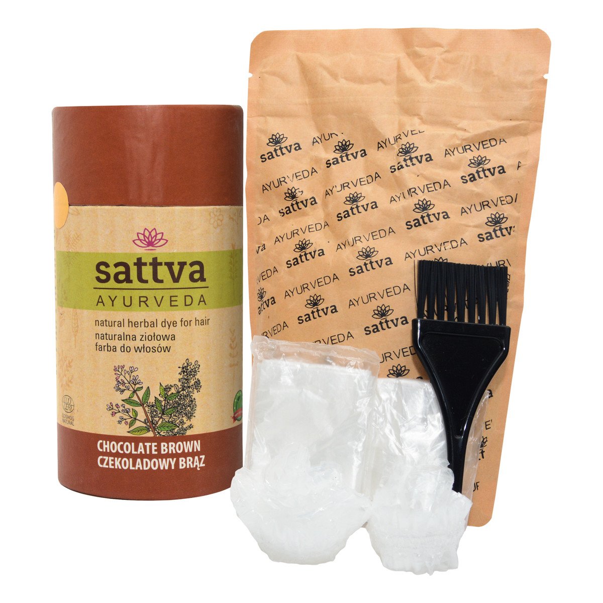 Sattva Naturalna Ziołowa Farba/henna Do Włosów 150g