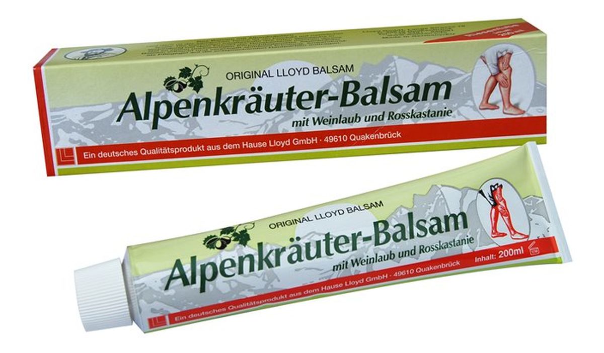 ALPENKRAUTER Balsam alpejski z kasztanowcem i liśćmi winogron