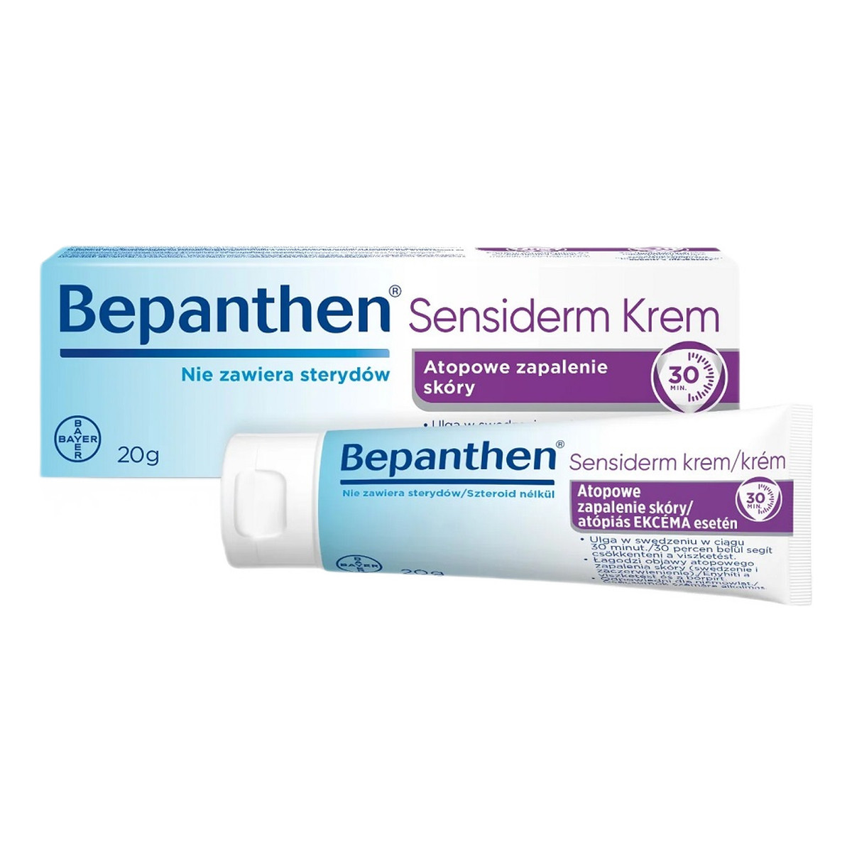 Bepanthen Sensiderm krem na atopowe zapalenie skóry 20g