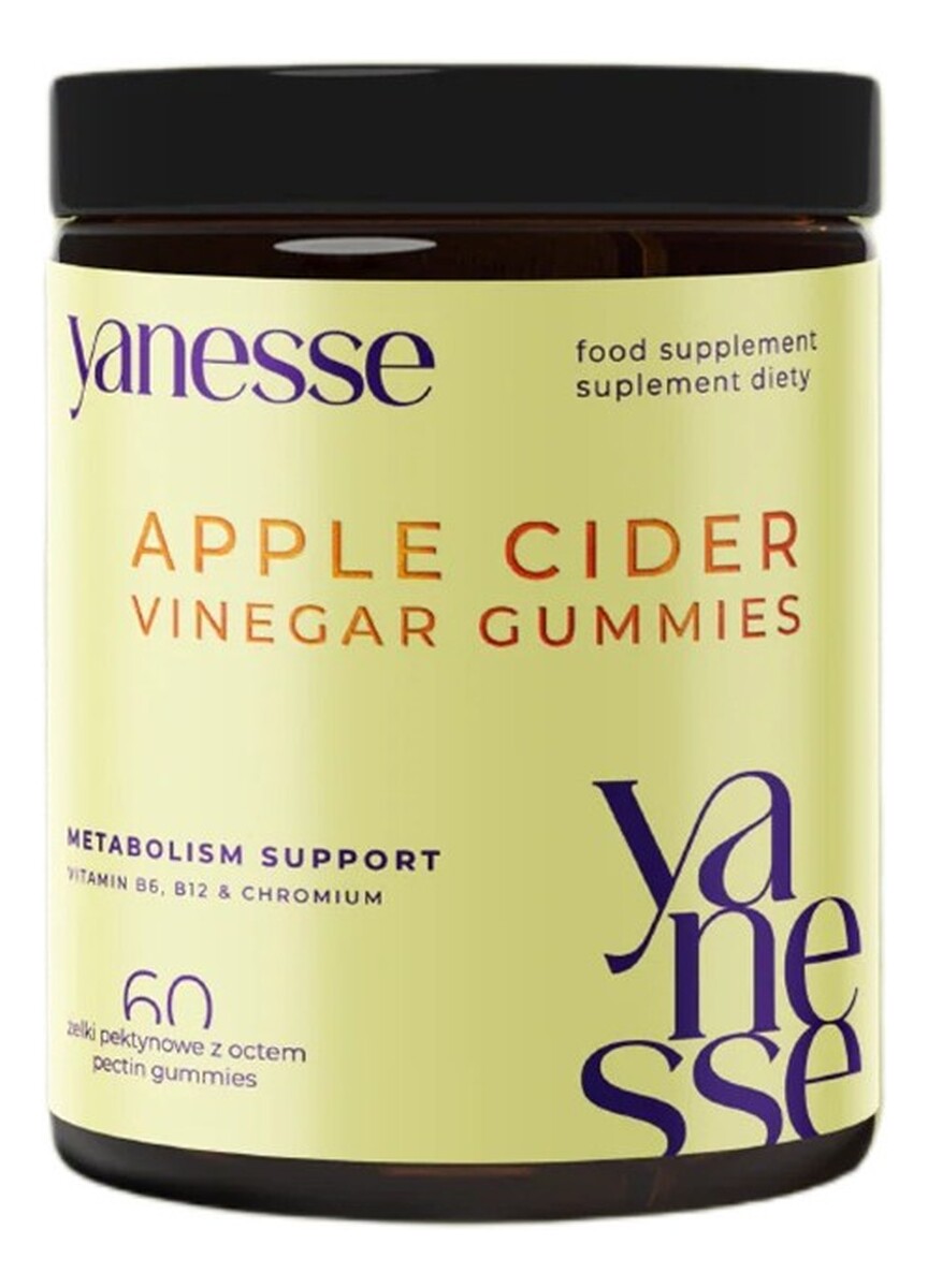 Żelki z octem jabłkowym i witaminami suplement diety 60 żelek