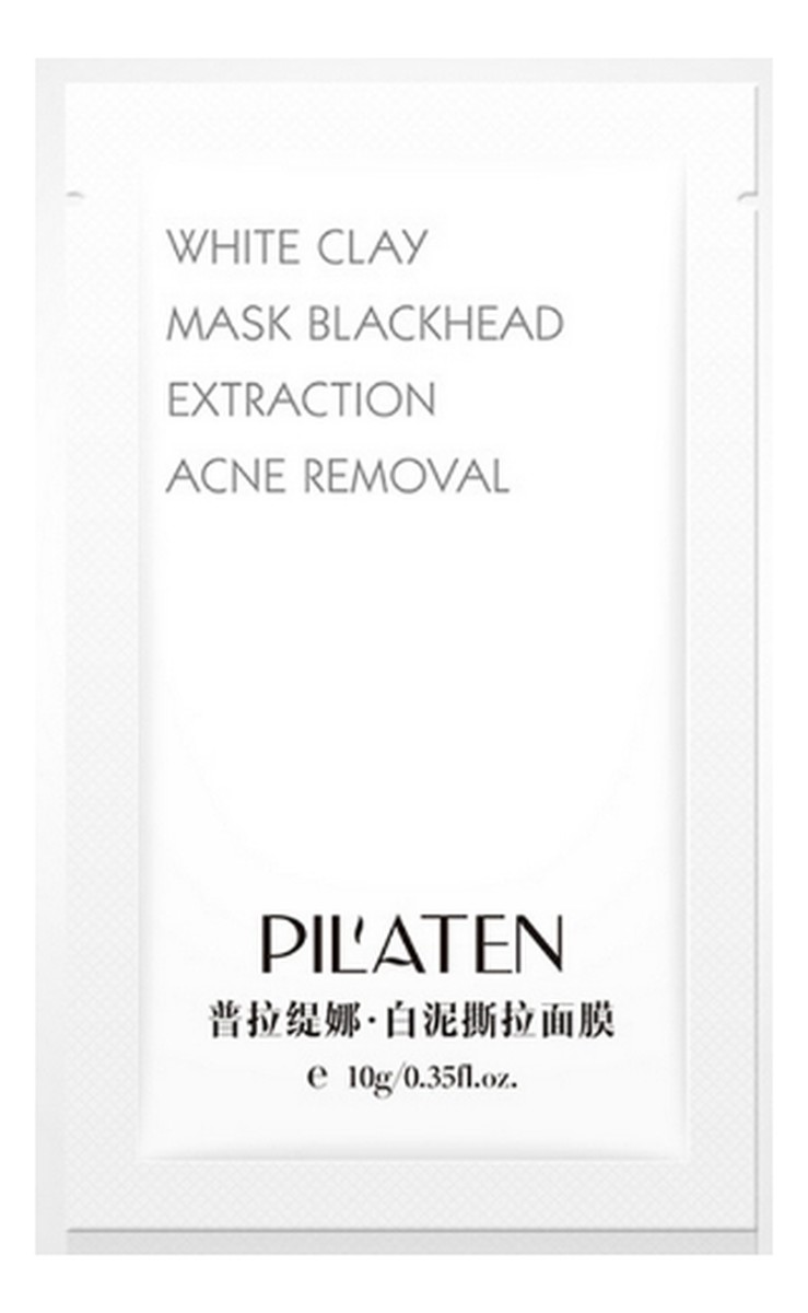 biała maska do twarzy