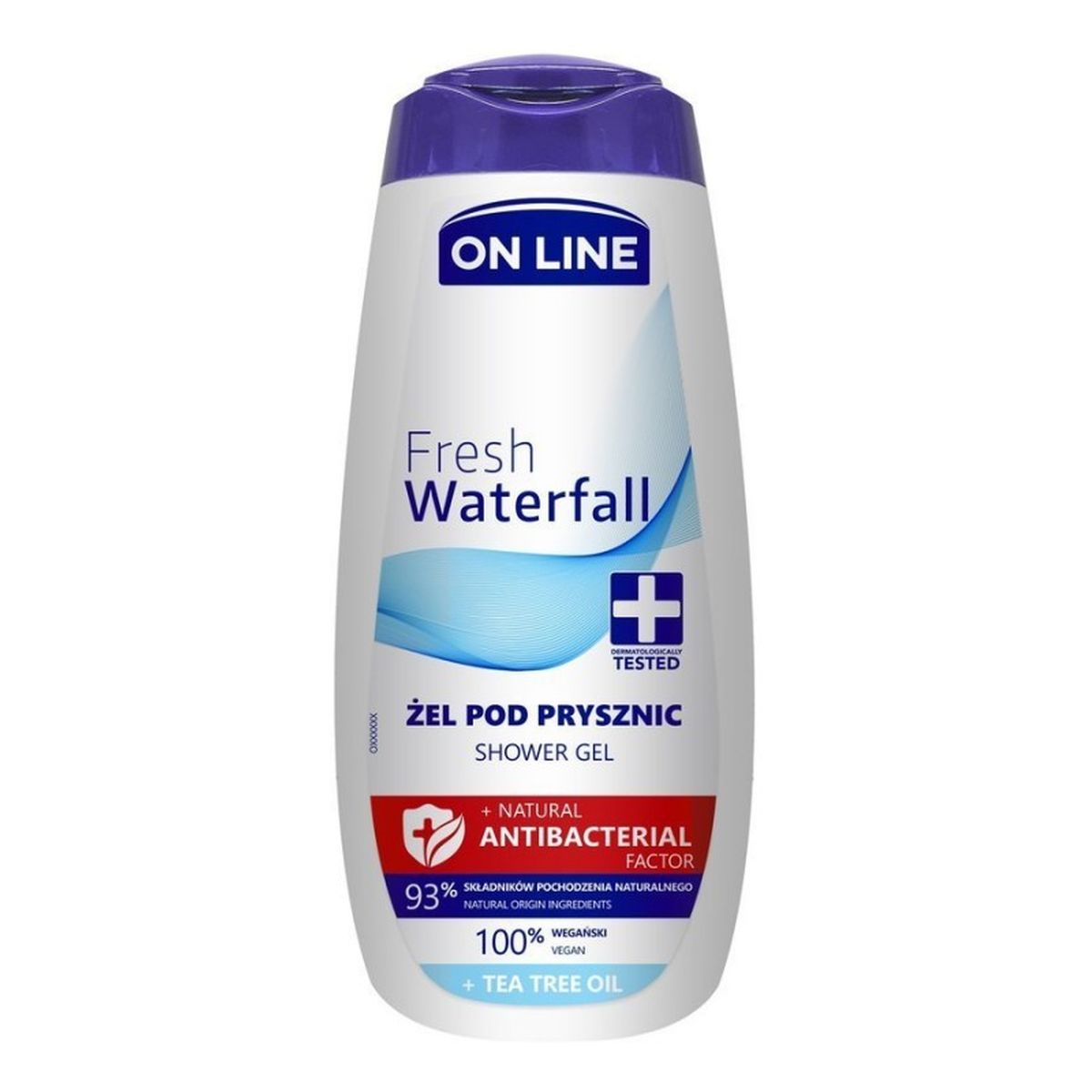 On Line Natural Antibacterial Factor Żel pod prysznic Fresh Waterfall 400ml