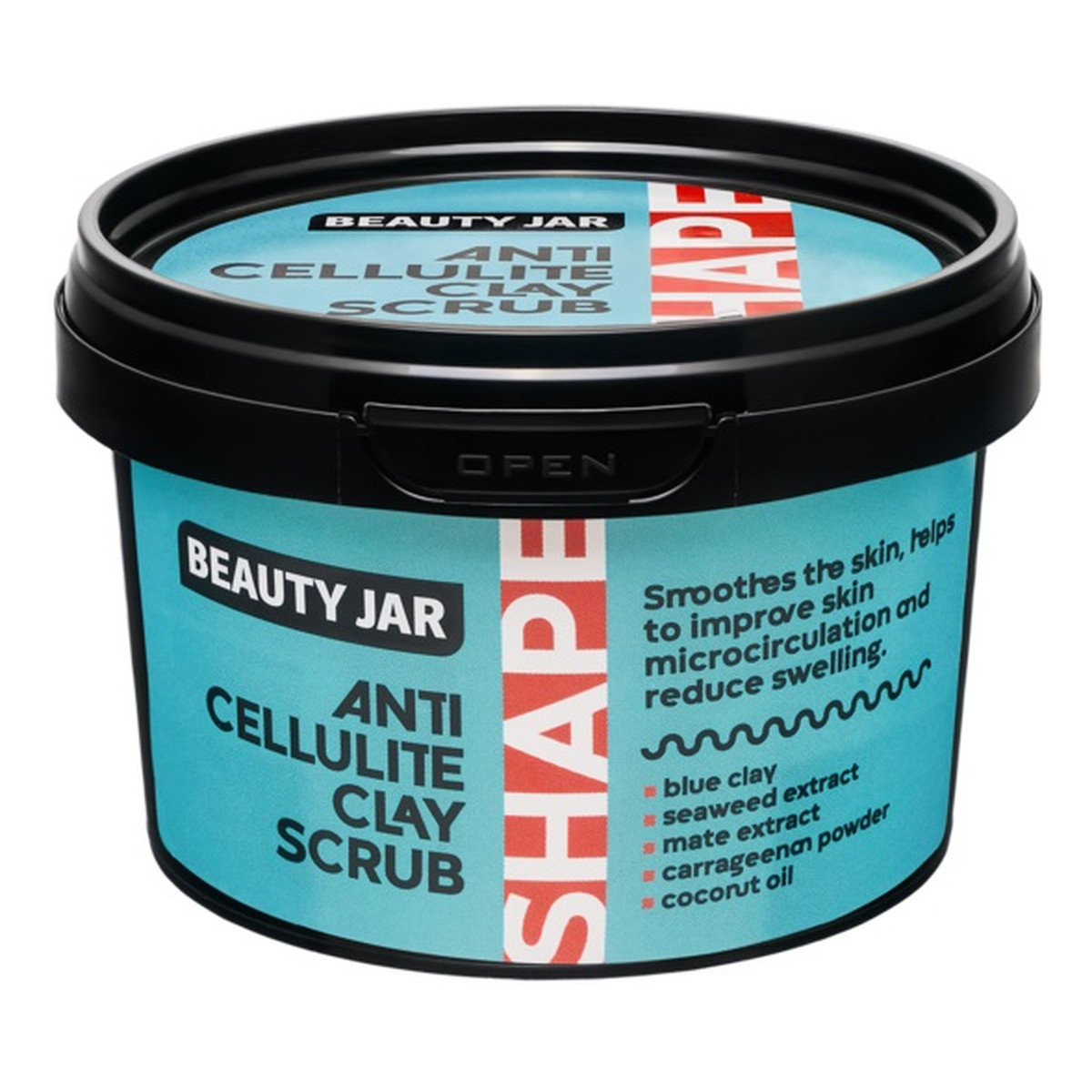Beauty Jar Anti-Cellulite Clay Scrub antycellulitowy peeling z glinką do ciała 380g