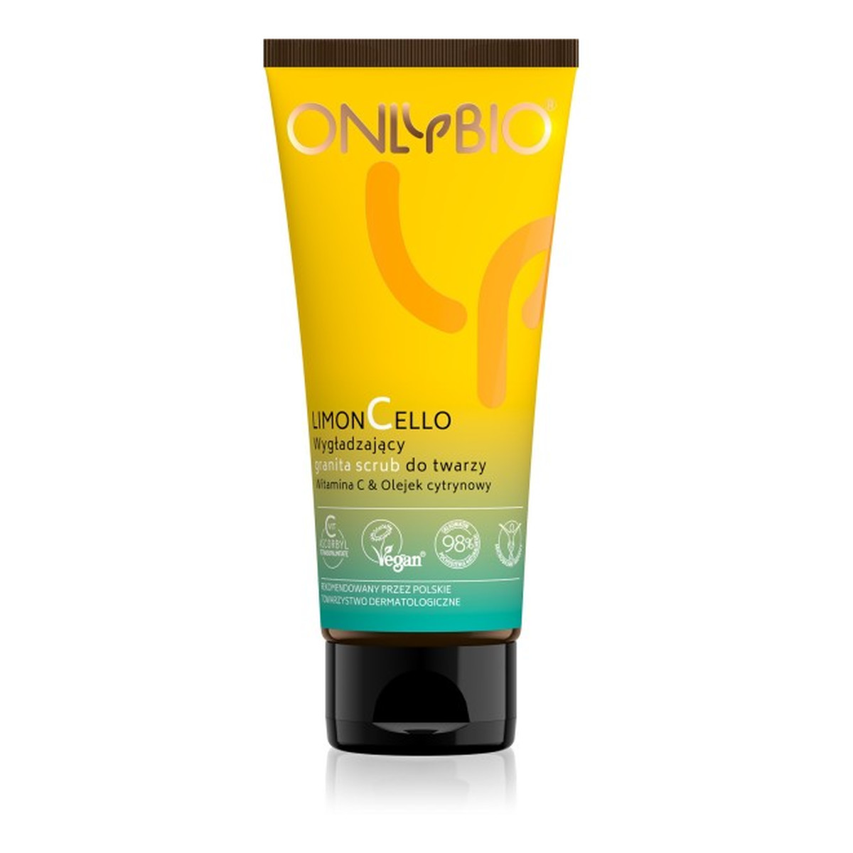 OnlyBio LimonCello Wygładzający granita scrub do twarzy 75ml