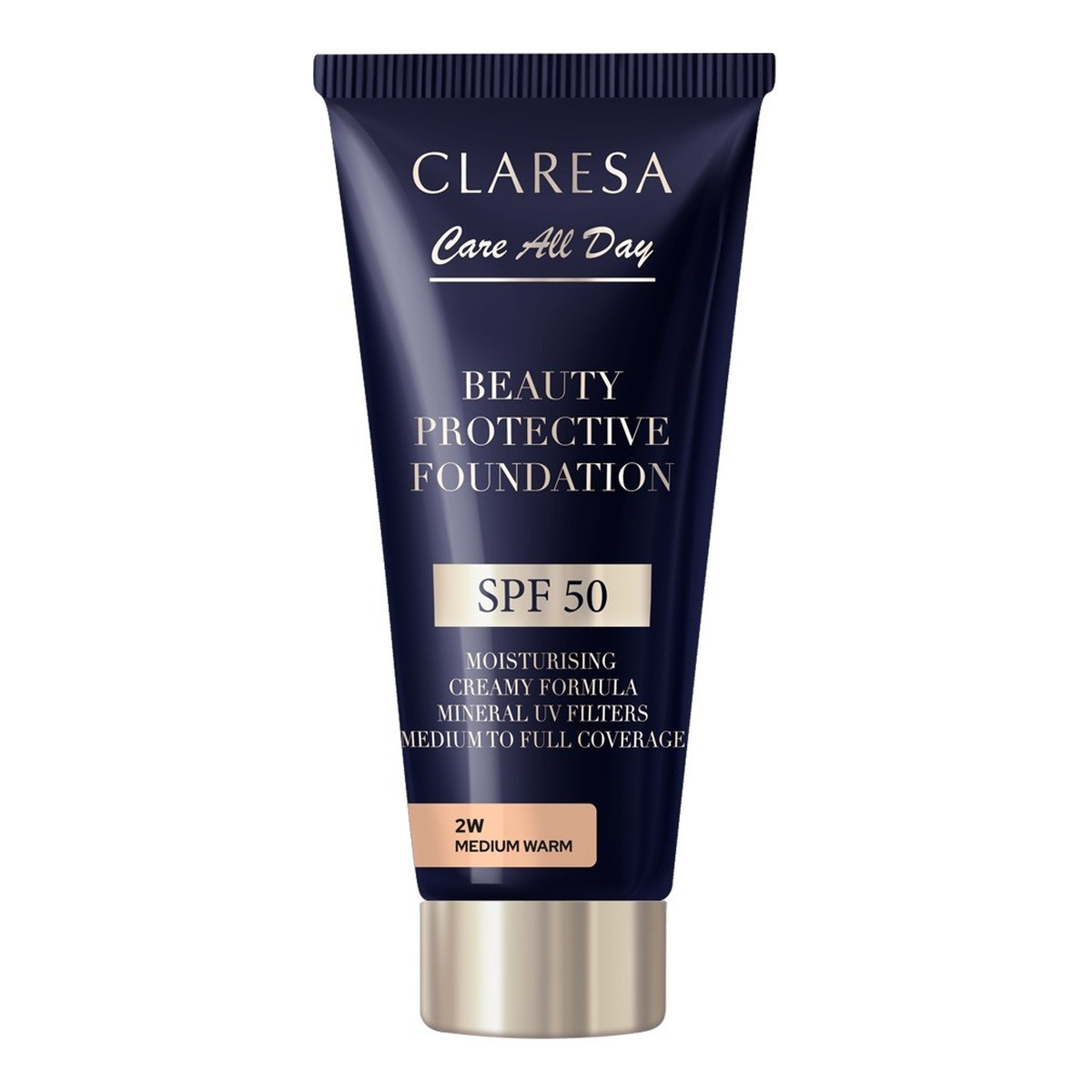 Claresa Care All Day Nawilżający podkład z filtrem SPF50 30ml