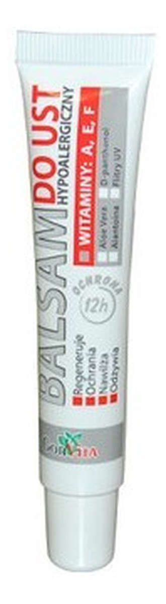 Balsam do ust hipoalergiczny z witaminami a e f