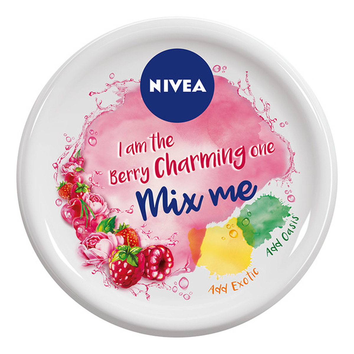 Nivea Soft Mix Me Krem nawilżający do twarzy i ciała I Am the Berry Charming One 100ml