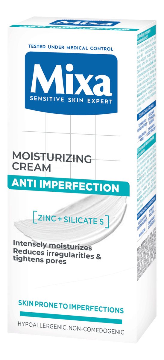 Krem Nawilżający Do Twarzy Przeciw Niedoskonałościom 2w1 2x50ml