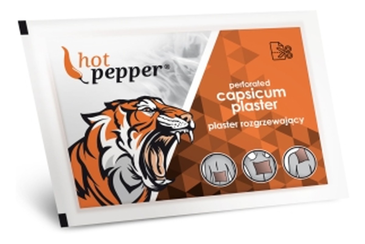 Plaster rozgrzewający Hot Pepper z Kapsaicyną
