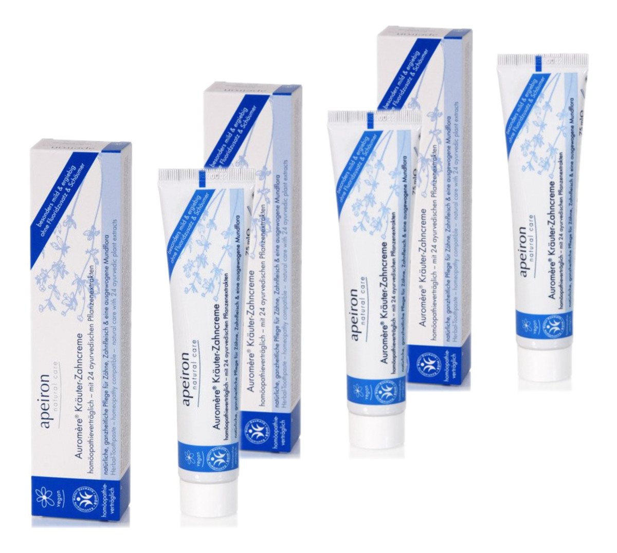 Pasta do zębów bez fluoru z 24 ziół Ajurwedyjskich 3x75ml