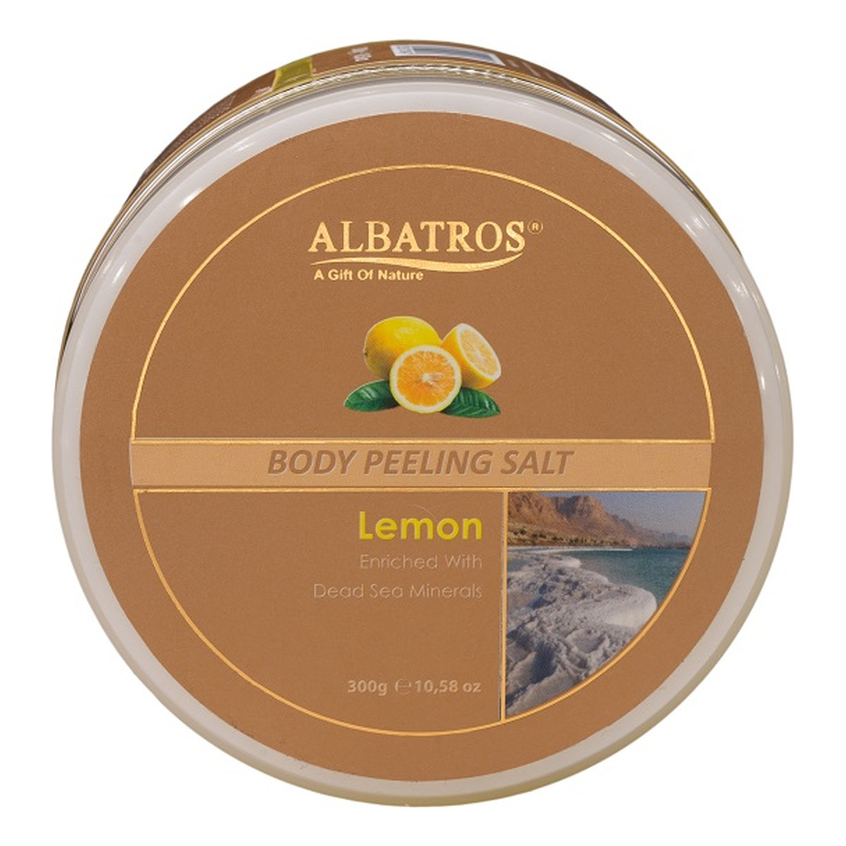 Albatros Body peeling salt sól do peelingu ciała lemon 300g