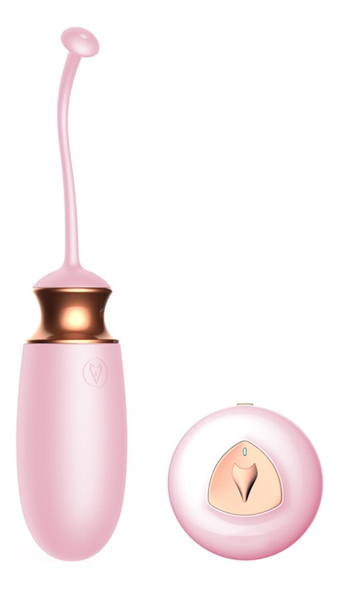 Jajko wibrujące z funkcją grzania pink