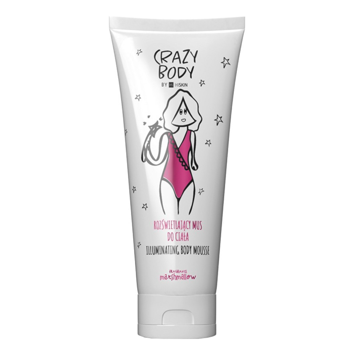 Hiskin Crazy Body Mus rozświetlający do ciała 250ml