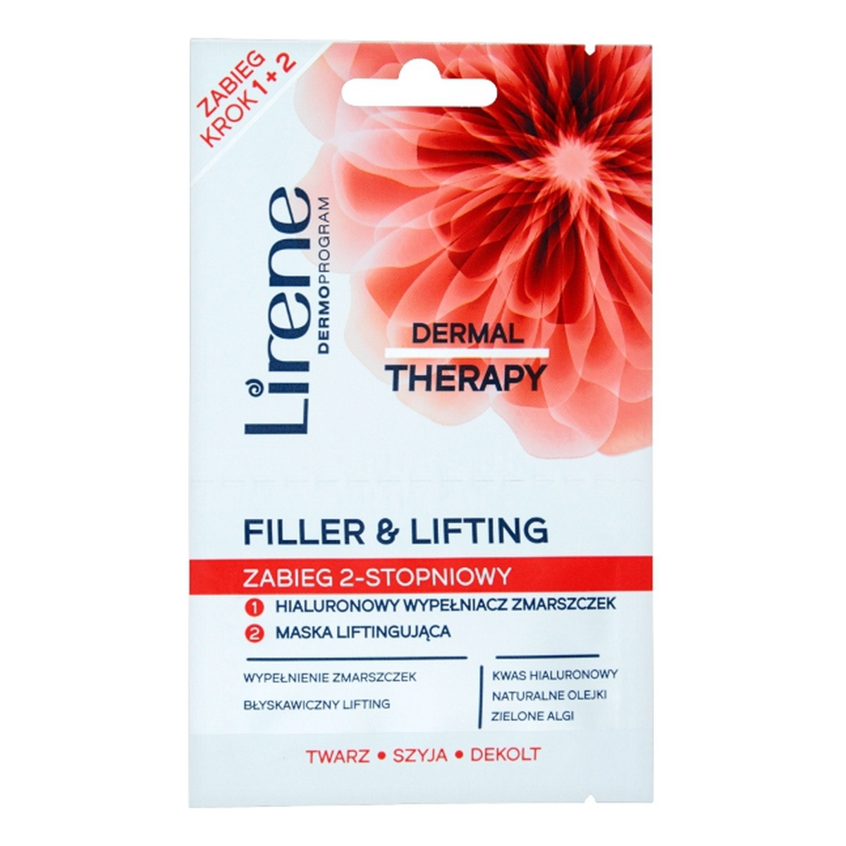 Lirene 2x6ml DermoProgram Dermal Therapy Filler & Lifting 2-stopniowy zabieg ujędrniający 12ml