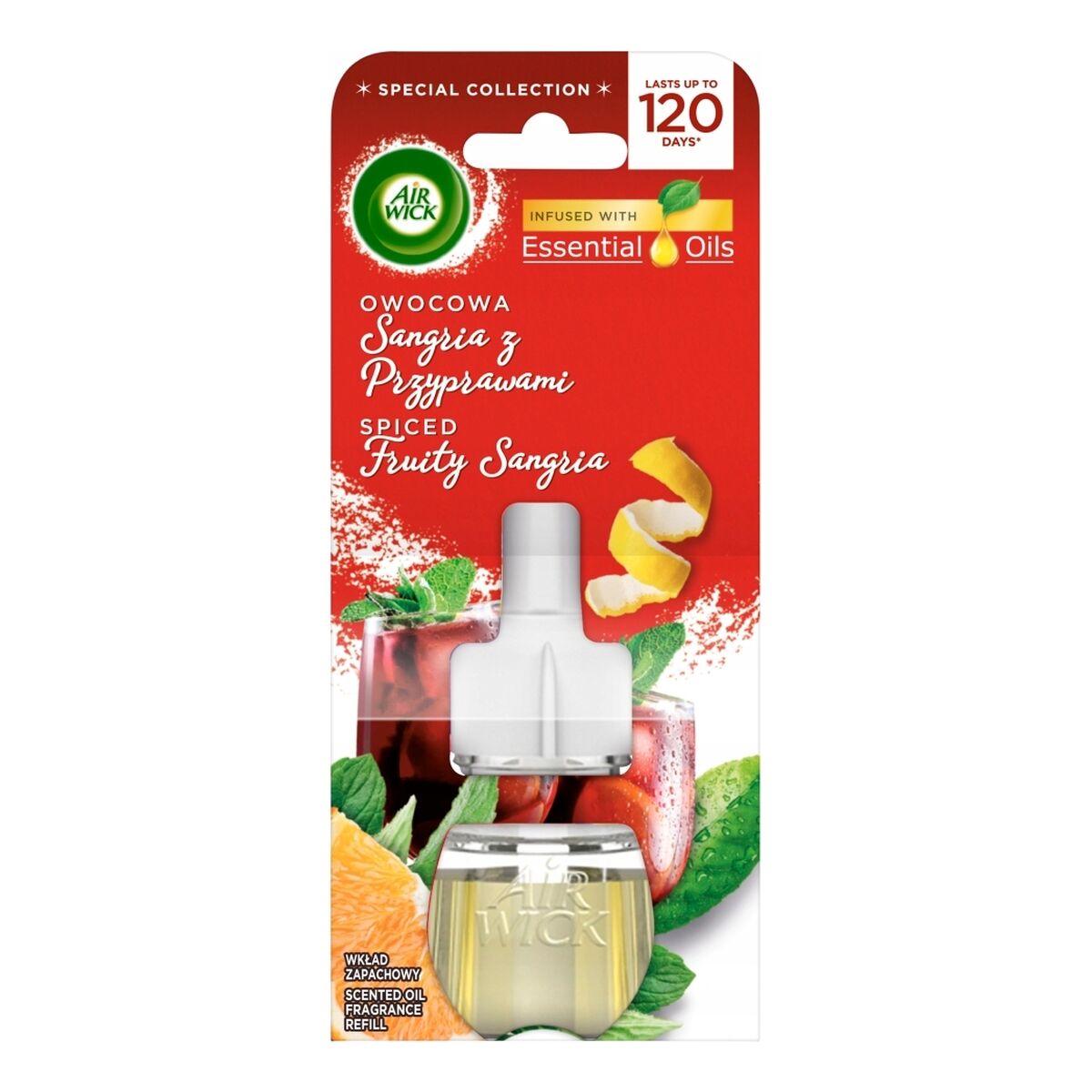 Air Wick Sangria z przyprawami Elektryczny wkład 19ml
