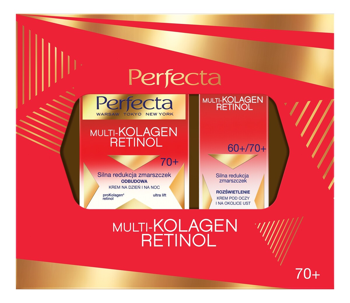 Zestaw kosmetyków do pielęgnacji twarzy 70+