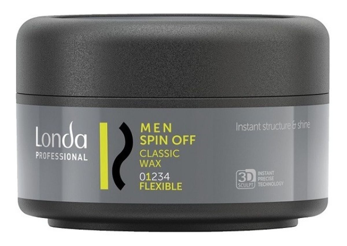 Men Spin Off Classic Wax wosk do stylizacji włosów dla mężczyzn