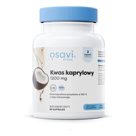 Kwas kaprylowy 1200mg suplement diety 60 kapsułek