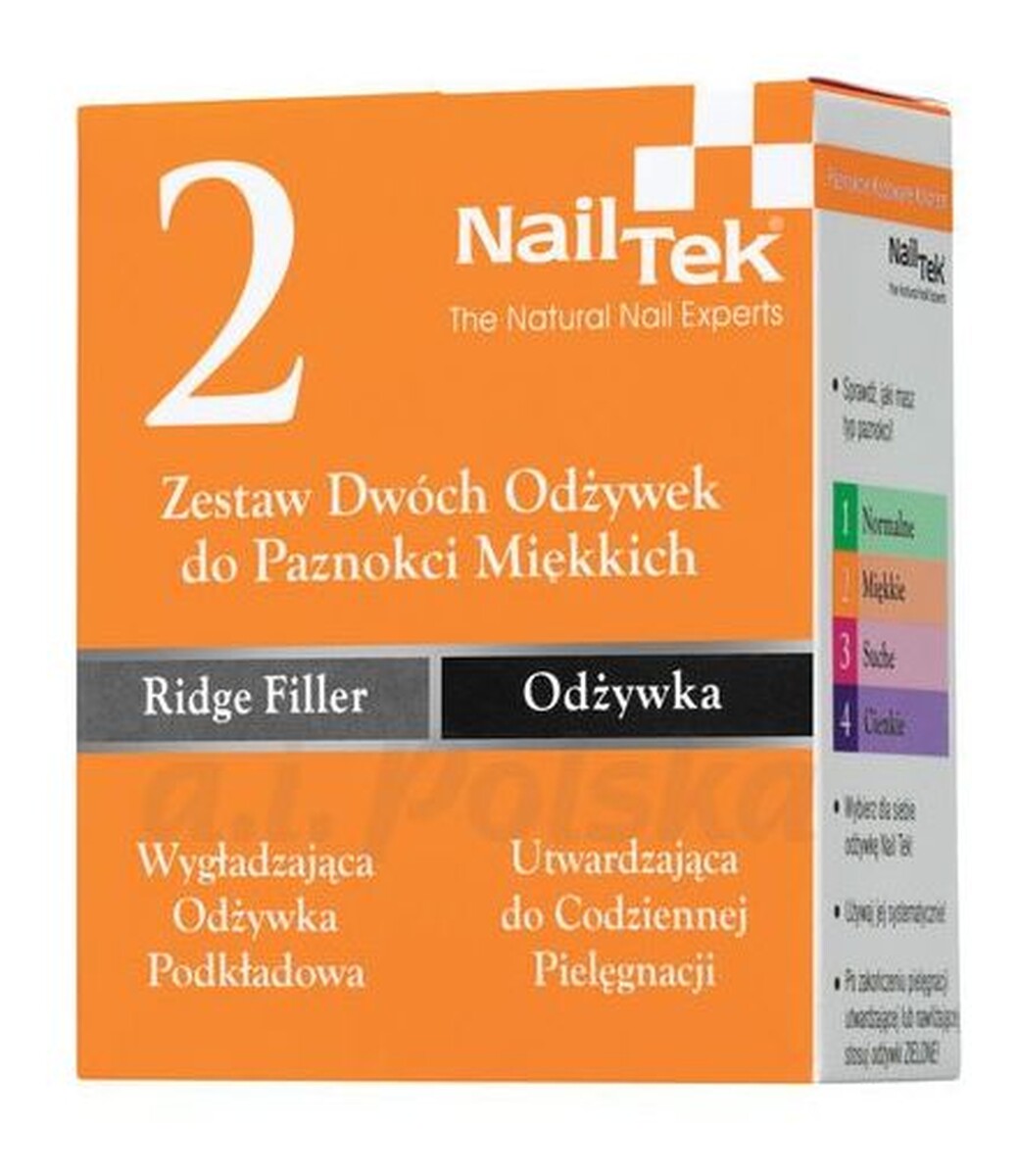 Zestaw Odżywek Do Pielęgnacji Paznokci Cienkich, Miękkich lub Rozdwajających Się