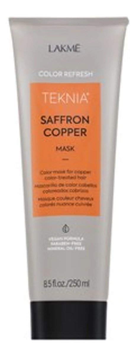 Teknia saffron copper mask refresh odświeżająca kolor maska do włosów miedzianych