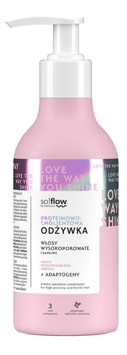 proteinowo-emolientowa odżywka do włosów wysokoporowatych i łamliwych