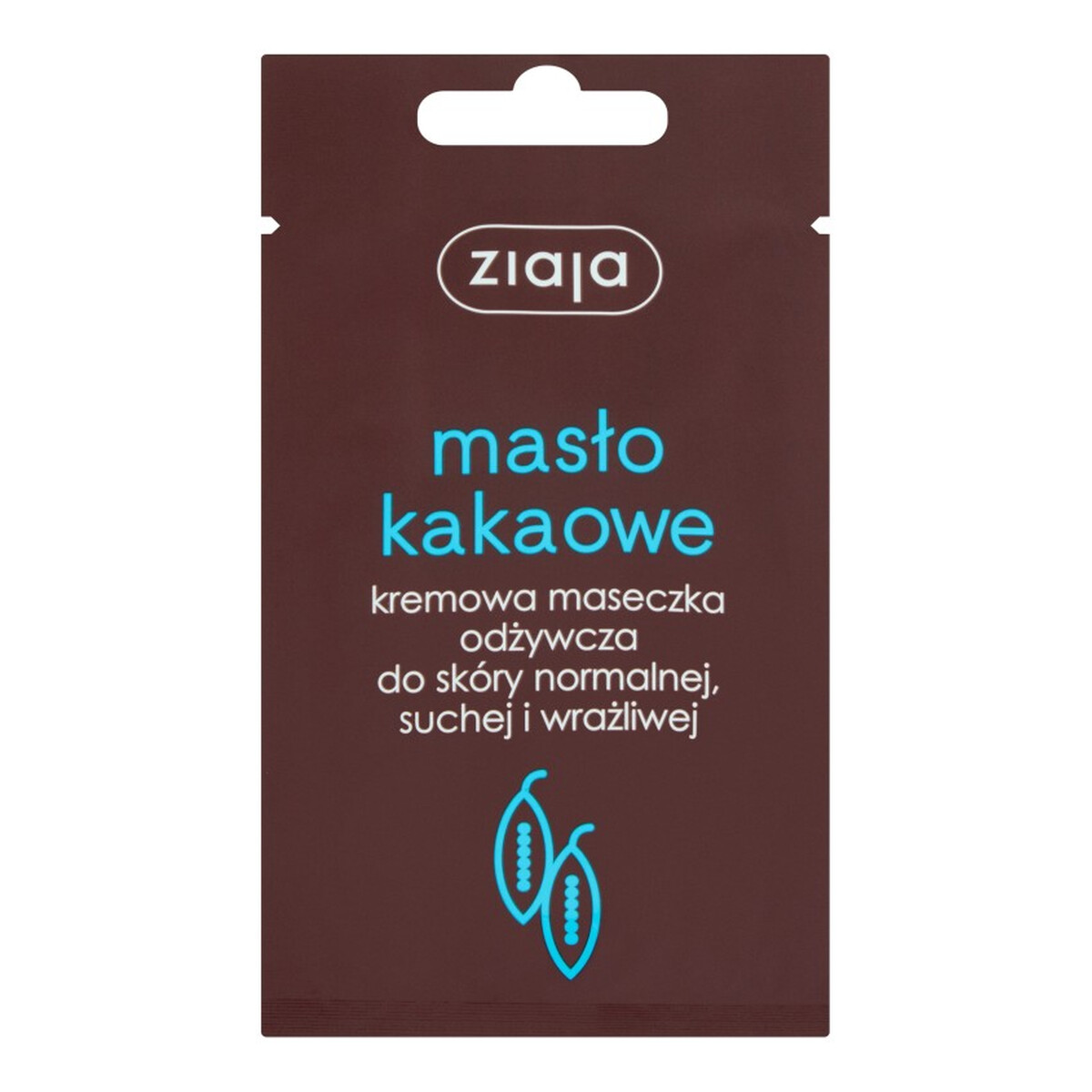 Ziaja Masło Kakaowe Maseczka Odżywcza do Skóry Normalnej, Suchej i Wrażliwej 7ml