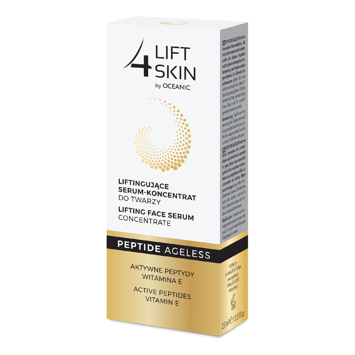 Lift 4 Skin Peptide Ageless Liftingujące Serum-Koncentrat do twarzy 15ml