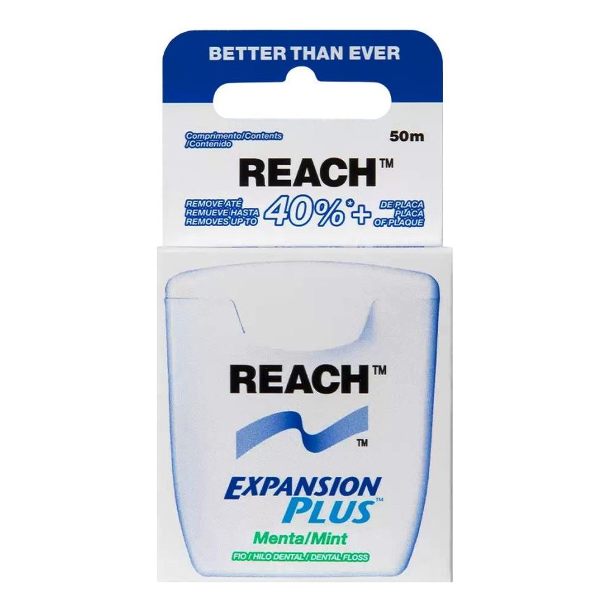 Johnson & Johnson Expansion Plus Dental Floss Nić dentystyczna woskowana 50 m