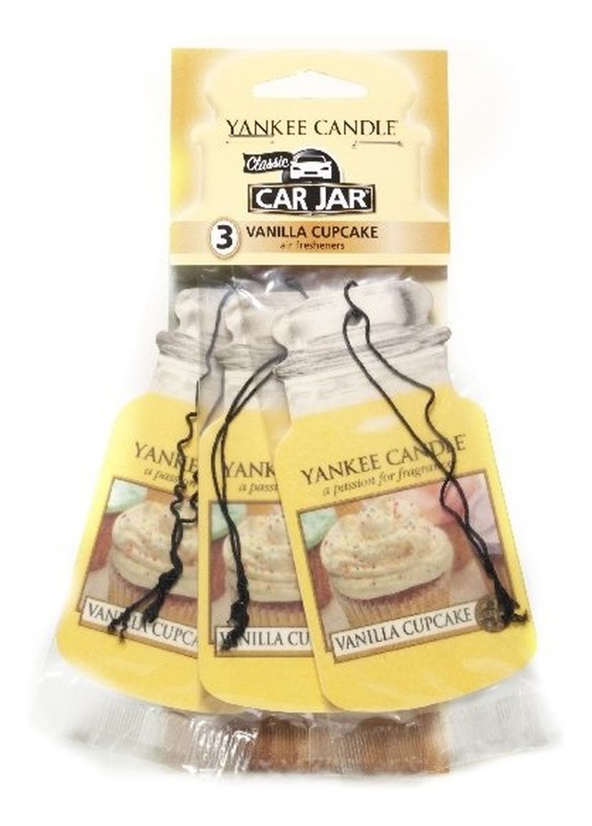 Bonus Pack zestaw zapachów samochodowych Vanilla Cupcake 3szt.