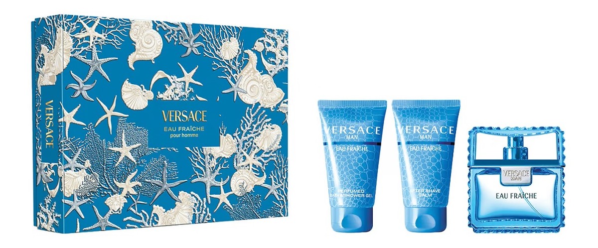 Zestaw woda toaletowa spray 50ml + żel pod prysznic 50ml + balsam po goleniu 50ml