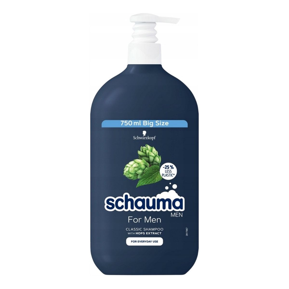 Schauma For men szampon do włosów dla mężczyzn do codziennego stosowania 750ml