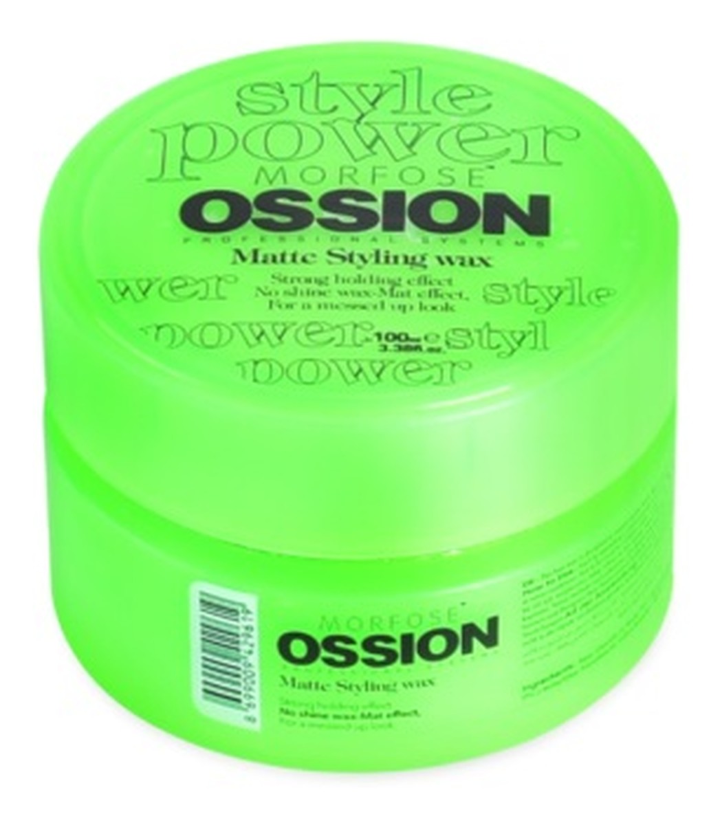 Ossion matte styling wax matujący wosk do stylizacji włosów
