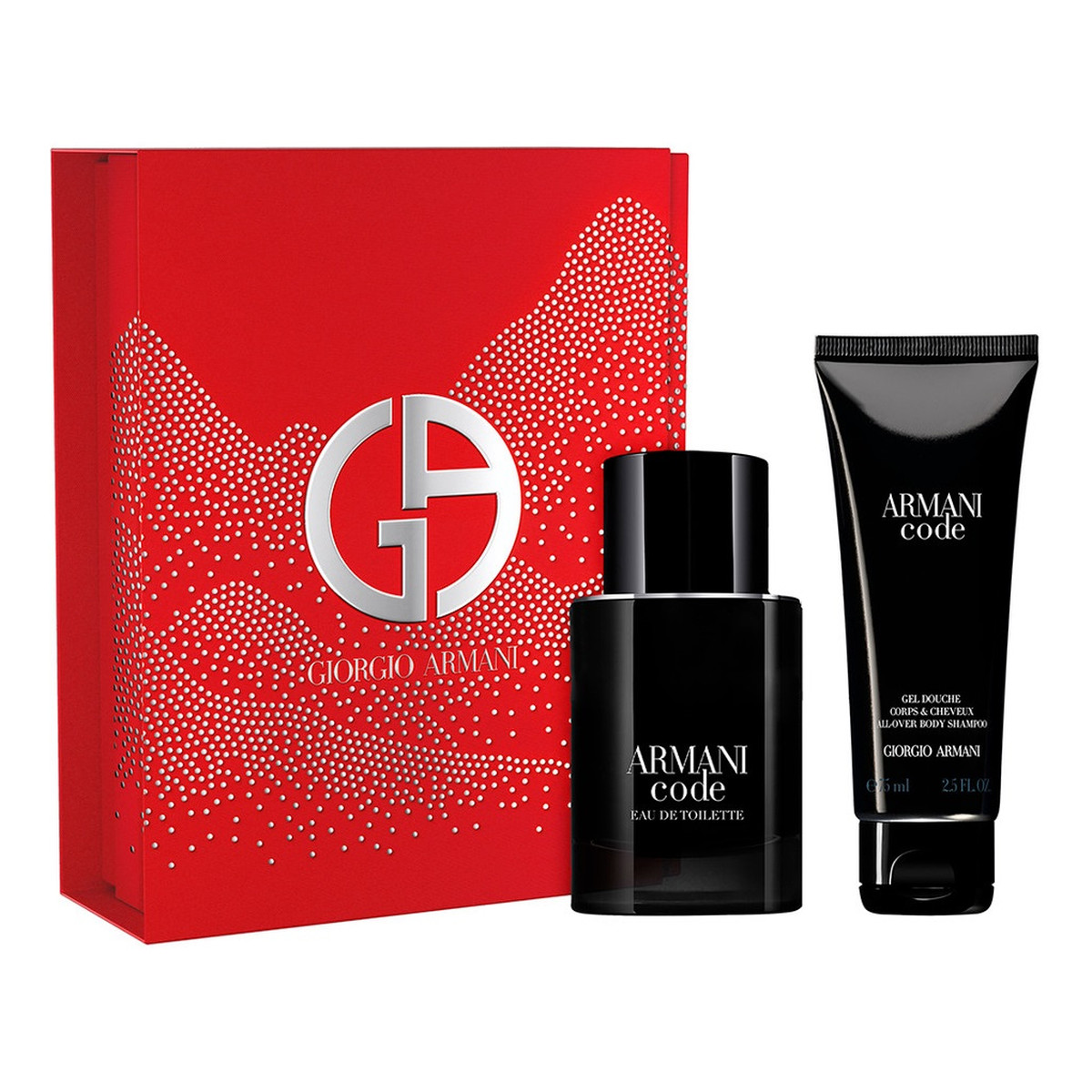 Giorgio Armani Armani Code Pour Homme Zestaw woda toaletowa spray 50ml + żel pod prysznic 75ml